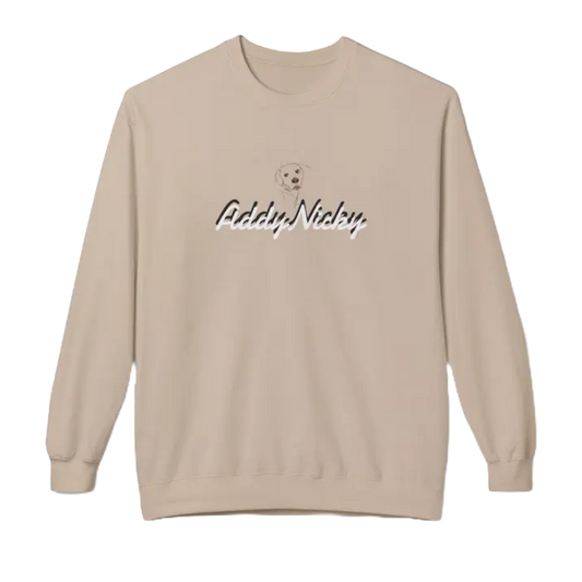 "BOBO & ADDY NICKY MOYER" Design Unisex Midweight Softstyle Fleece Crewneck Sweatshirt