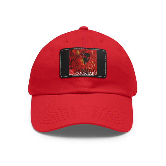 Dad Hat with Molotov Cocktail! Rectangular Leather Patches by $THCBand