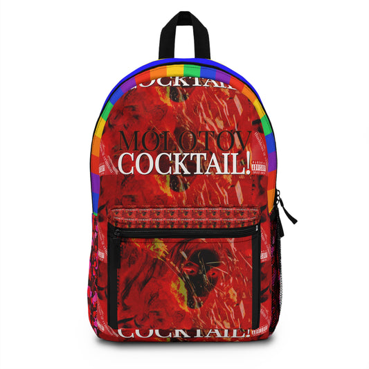 $THCBand Backpacks & Bookbags | MOLOTOV COCKTAiL! Single/Cover Artwork Designer Bags