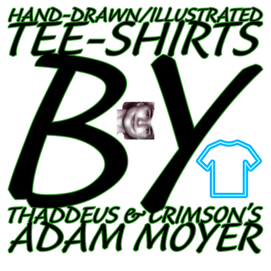$THCBand Mystery Tees | Hand-Drawn/Illustrated Tee-Shirts by thaddeus & crimson's Adam Moyer | Homemade T-Shirts